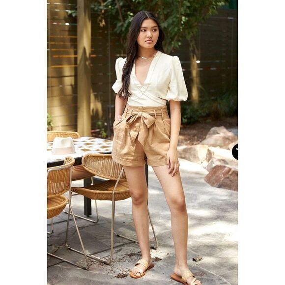 Fab’rik HENLEY PAPERBAG SHORTS size Large - Picture 1 of 7
